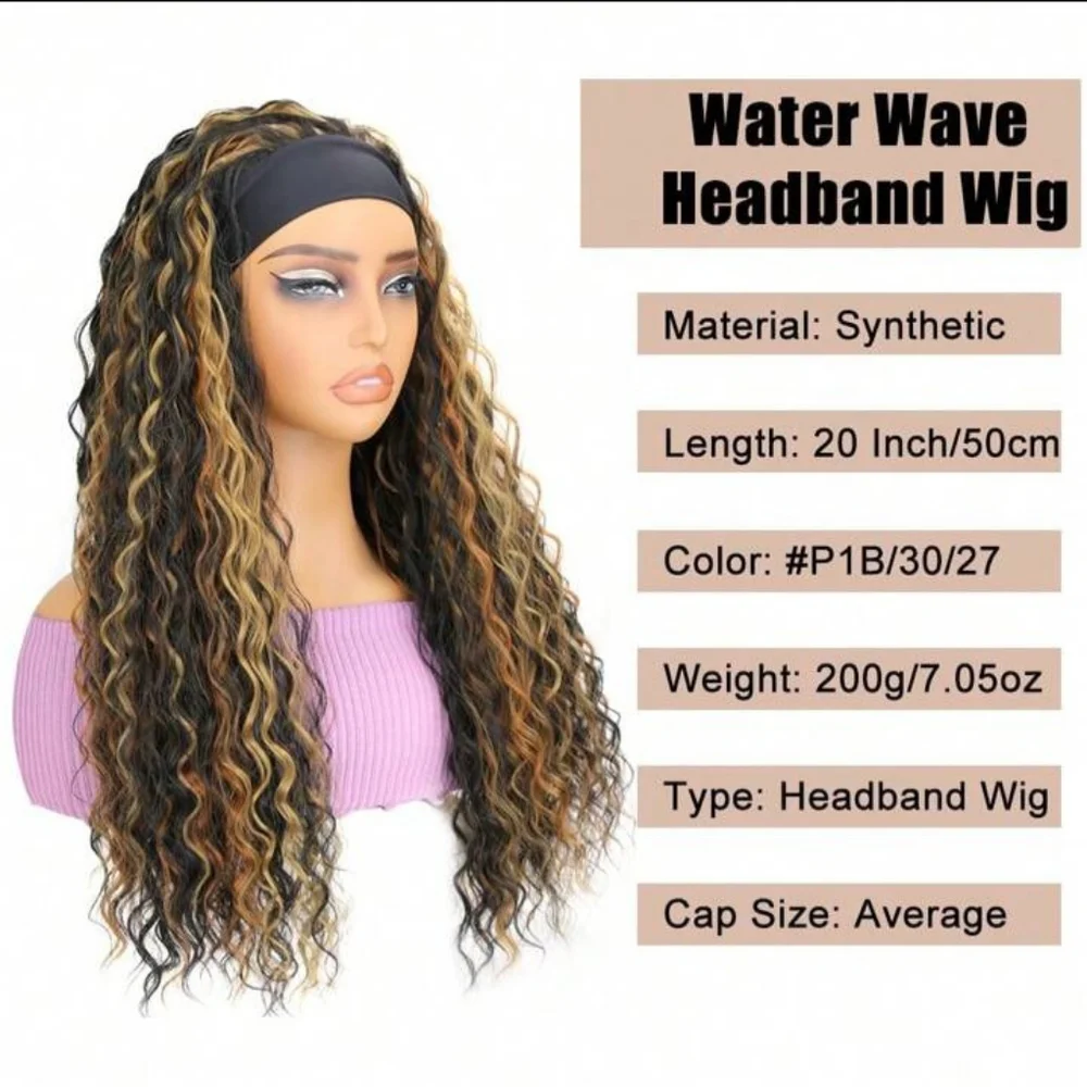 Curly Headband Wig - Picture 2 of 4